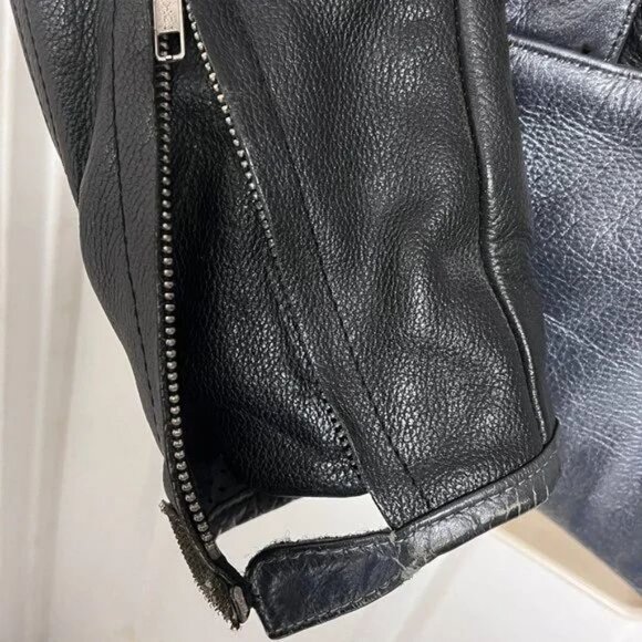 AGVSPORT BREEZE Real Leather Perforated Cycle 🏍️ Jacket w/ ARMOR💪 🛡️-Size 48 - Picture 12 of 12